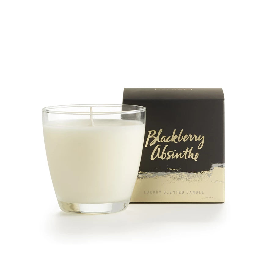 Blackberry Absinthe Demi Boxed Glass Candle