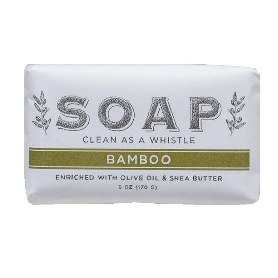 Bamboo Scented Olive Oil & Shea Butter Milled Bar Soap